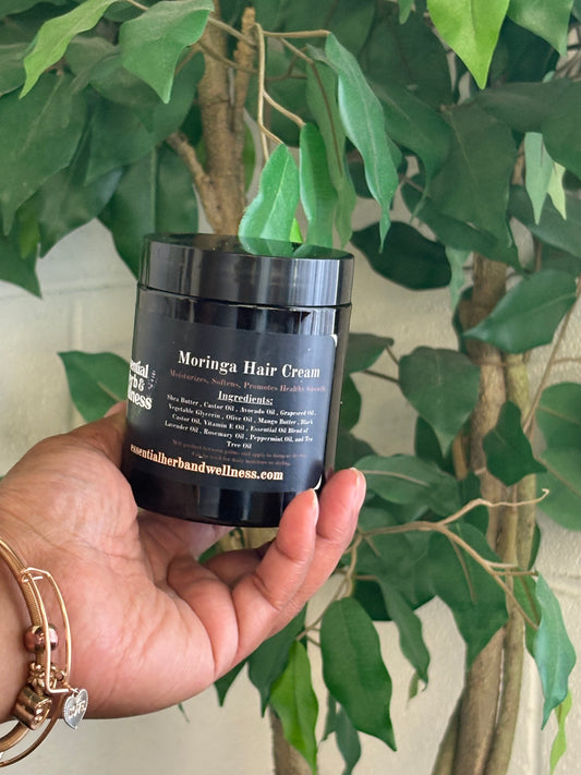 Moringa Hair Cream - 4 oz Jar